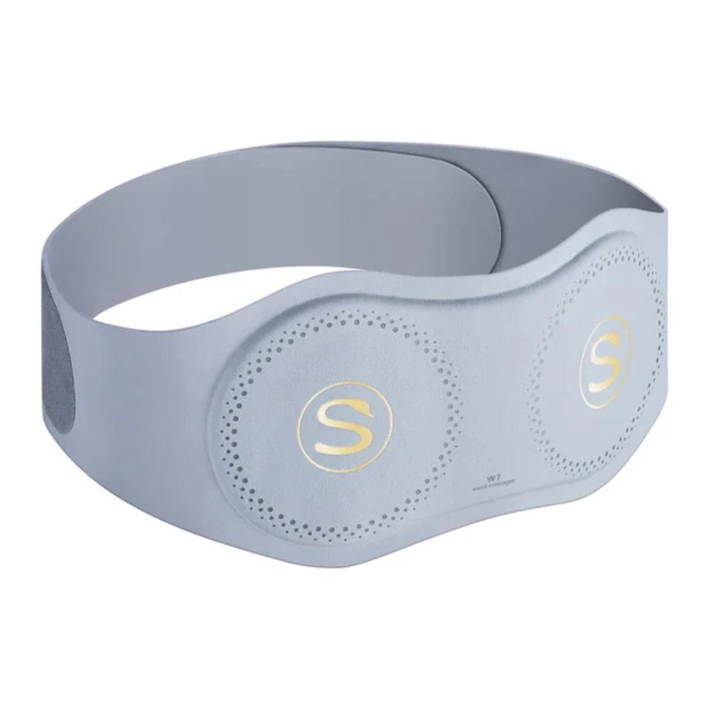 (image for) SKG W7 Waist Massager 6 Modes 9 Intensity Levels TENS Pulse Heat Therapy Lightweight Portable Waist Massager Belt